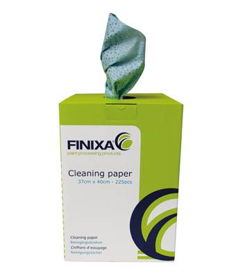 FINIXA SOFTEX CLEANING CLOTHS 370X 400MM - 225P. IN DISPENSERBOX